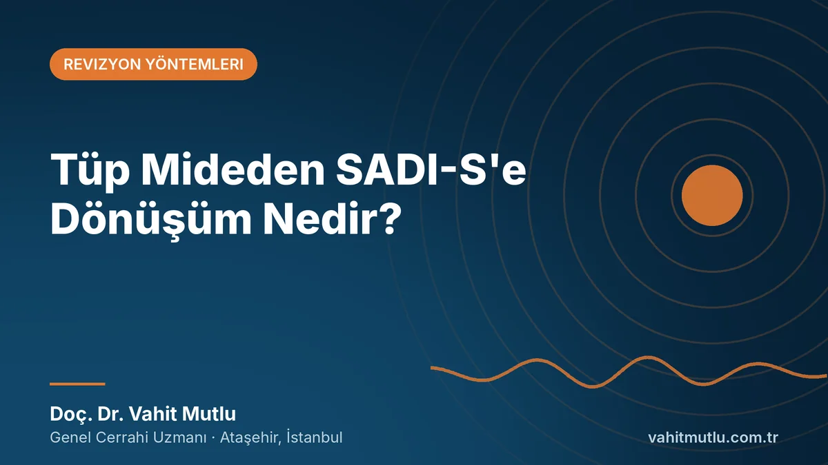 Tüp Mideden SADI-S’e Dönüşüm Nedir?